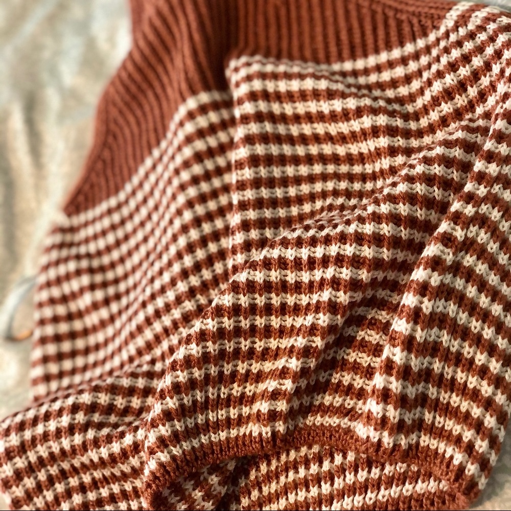 NWT - Love Tree Knit Tank Rust - Picture 7 of 7